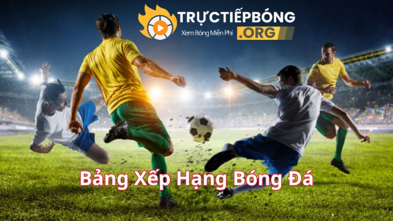 Bảng xếp hạng phân tích theo từng giải đấu