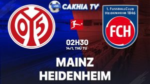Nhận định soi kèo Mainz vs Heidenheim 02h30 ngày 14/01/2026 – Bundesliga